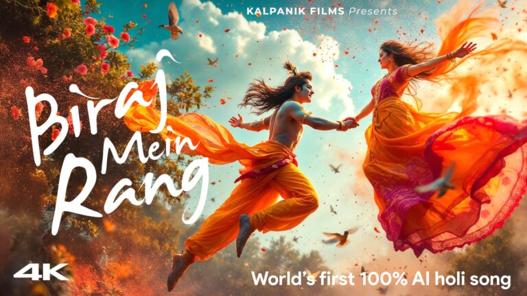 Holi 2025: विश्व का पहला 100% एआई से निर्मित होली गीत, ‘Biraj Mein Rang’ रिलीज़